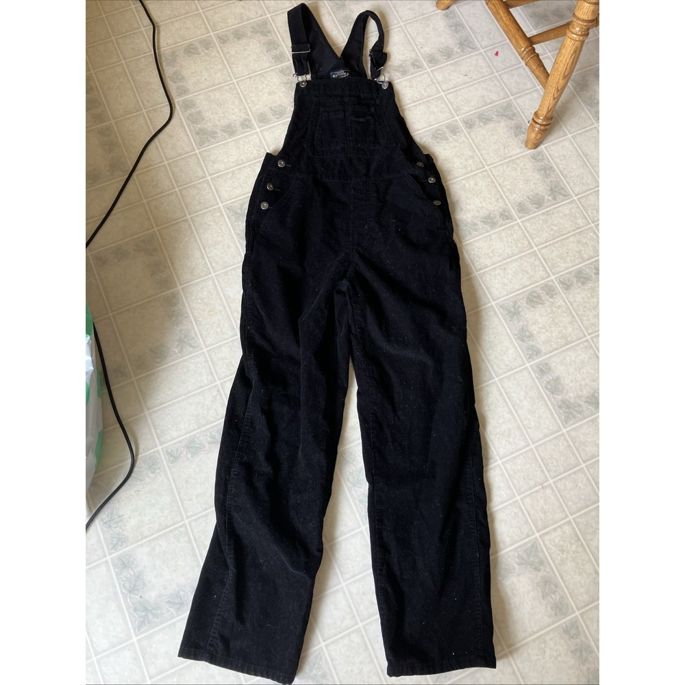 Vintage Y2K Milkmaid Western Sonoma black carpenter Overalls Cotton Corduroy